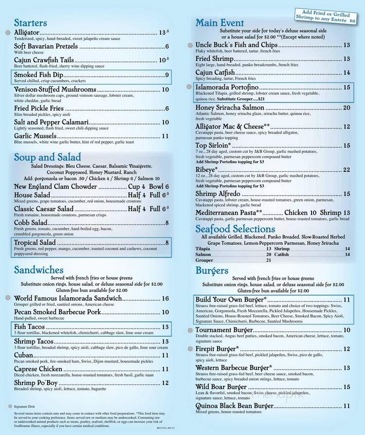 Islamorada Fish Company - Prattville, AL