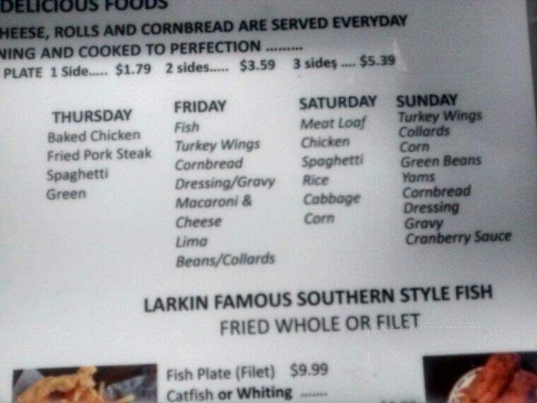 Larkin's Restaurant - York, AL