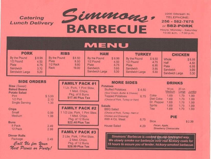 Simmons Bar-Be-Cue - Guntersville, AL