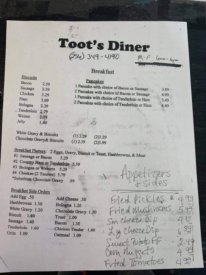 Toot's Diner - Leighton, AL