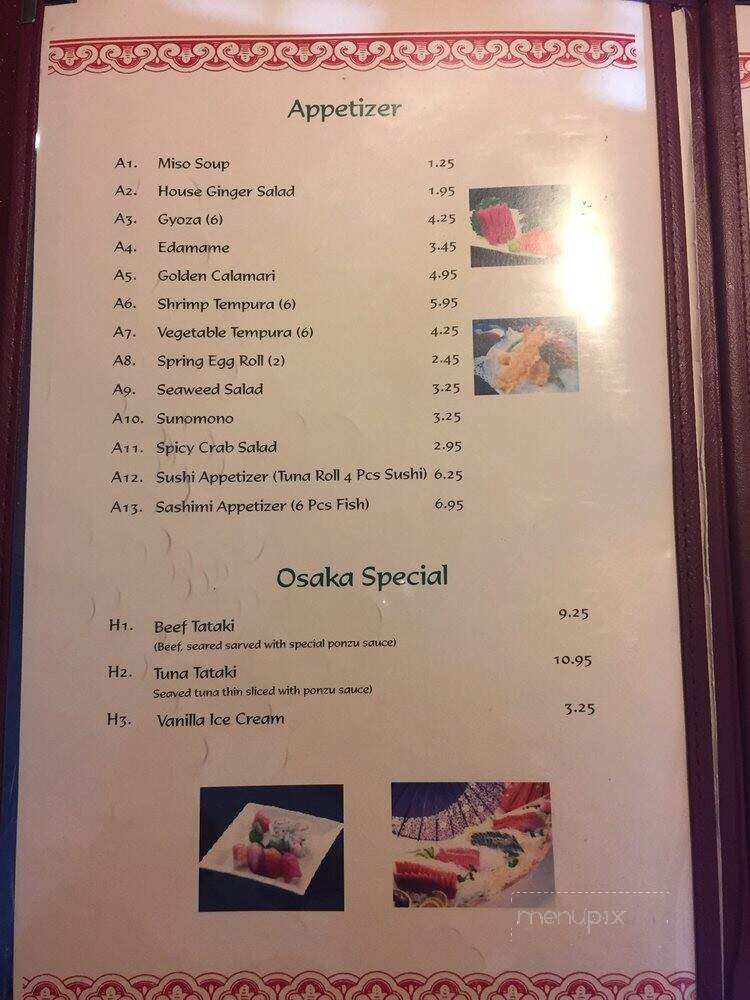 Osaka Sushi Bar & Japanese Cuisine - Prattville, AL