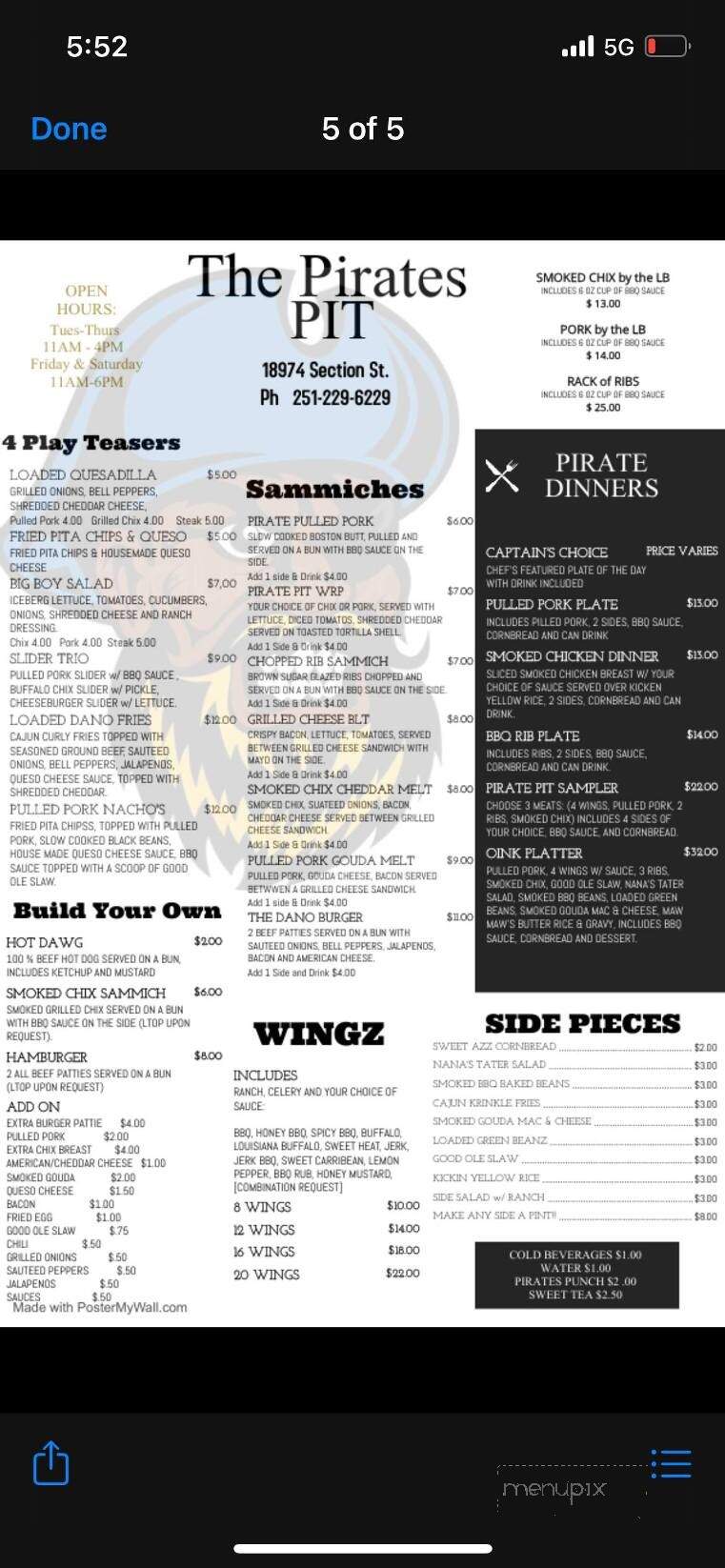 Pirate Pit BBQ - Fairhope, AL