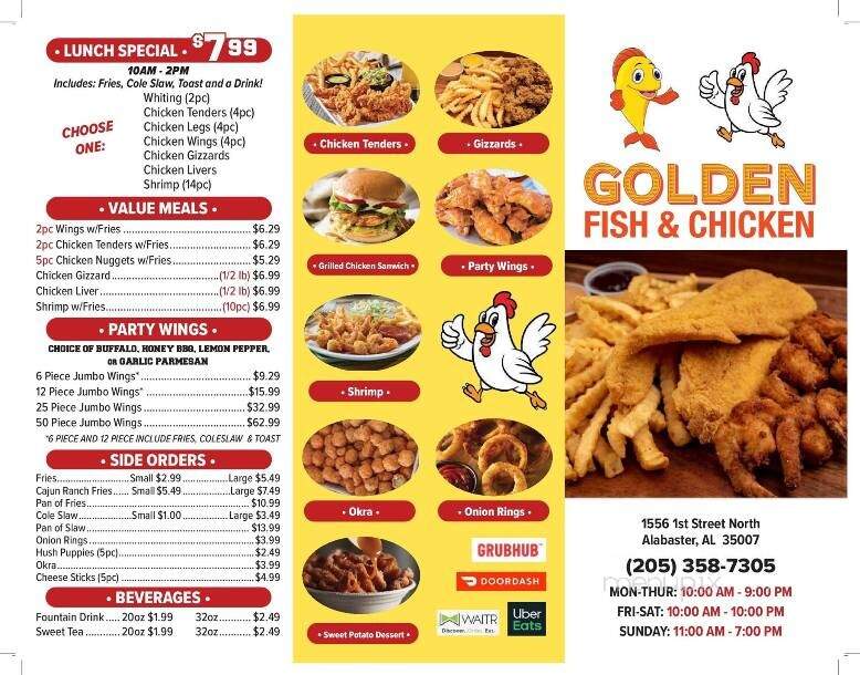 Golden Fish & Chicken - Alabaster, AL
