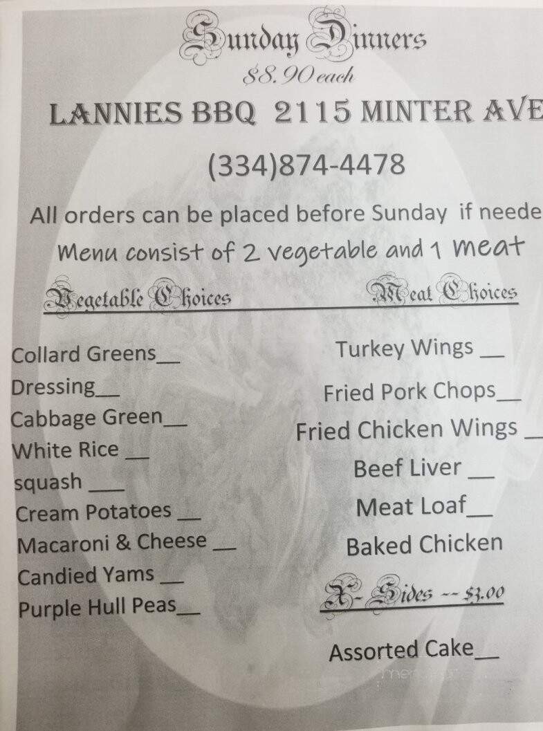 Lannie's Bar-B-Q - Selma, AL