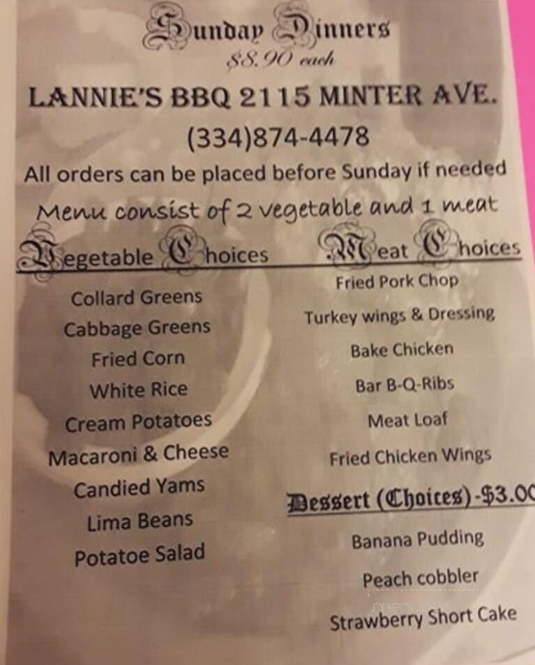 Lannie's Bar-B-Q - Selma, AL