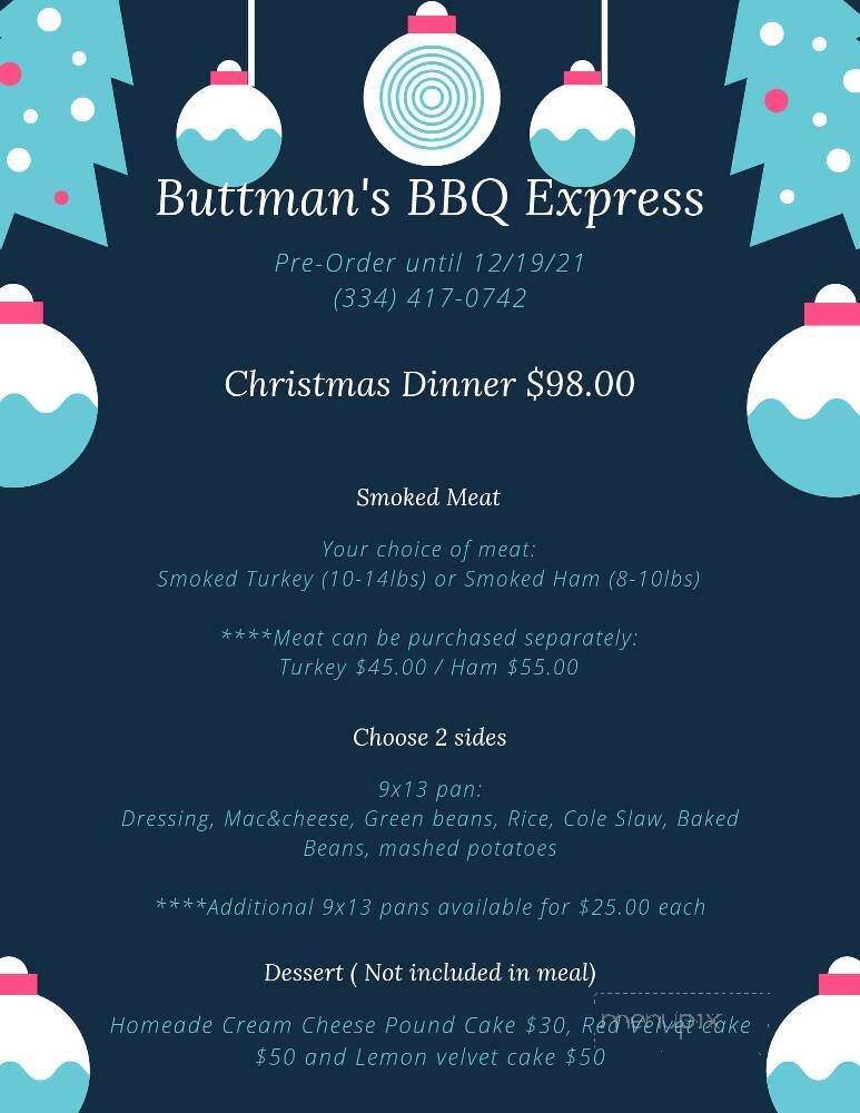 Buttman's Bar-B-Que Express - Enterprise, AL