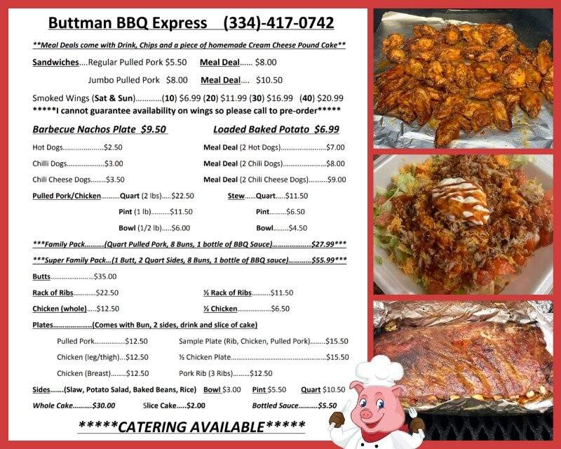 Buttman's Bar-B-Que Express - Enterprise, AL