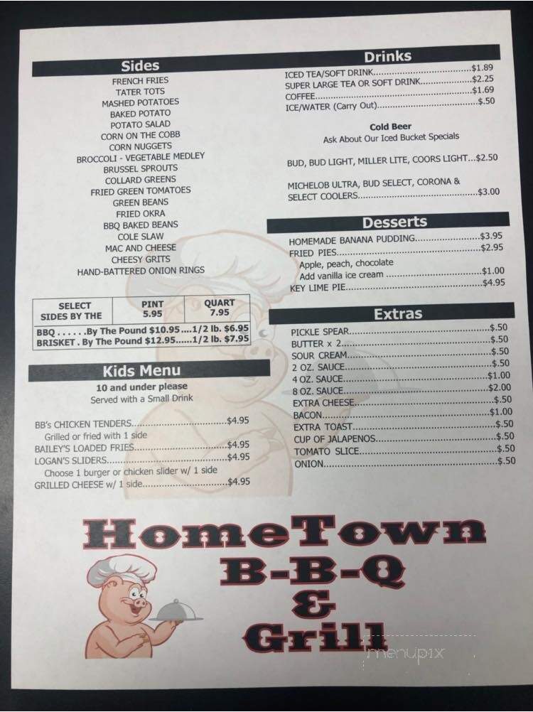 Hometwon BBQ & Grill - CHILDERSBURG, AL