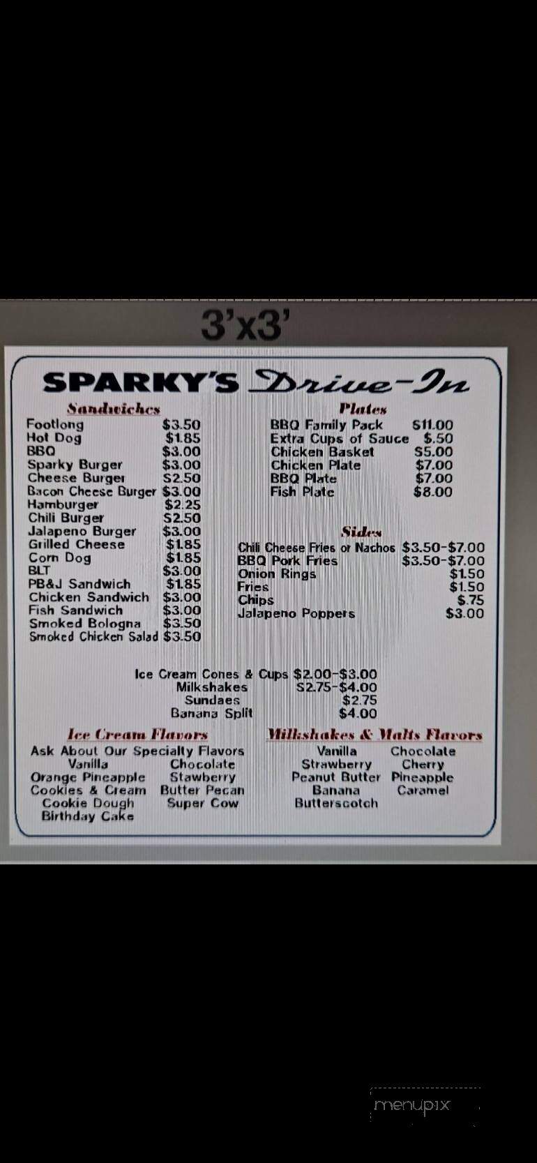 Sparkey's Drive Inn - Tuscumbia, AL