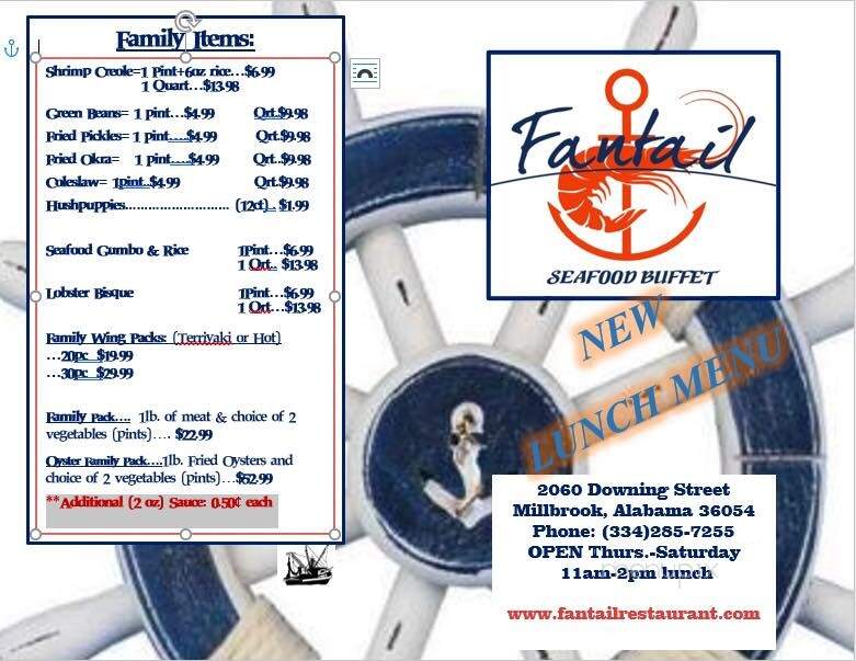 Fantail Seafood & Oyster Bar - Millbrook, AL