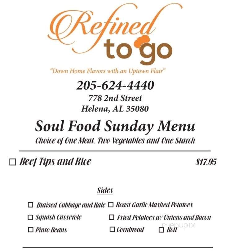 Refined To Go - Helena, AL