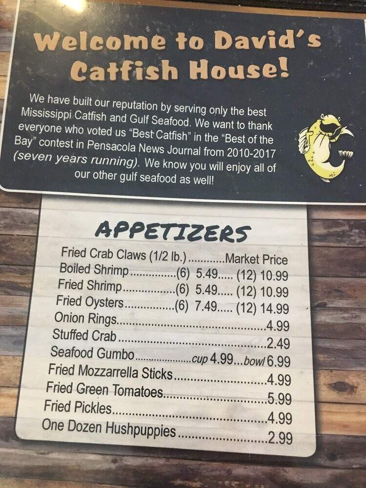 Davids Catfish House - Milton, FL