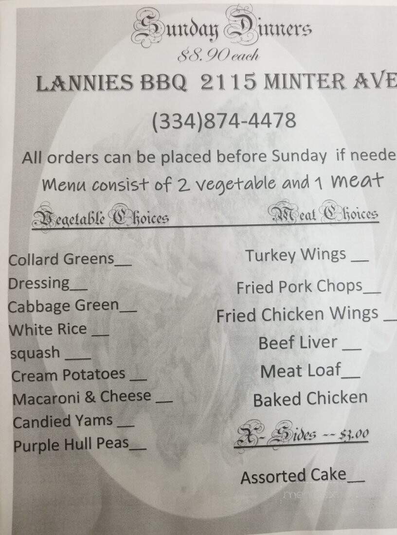 Lannie's Bar-B-Q Spot - Selma, AL