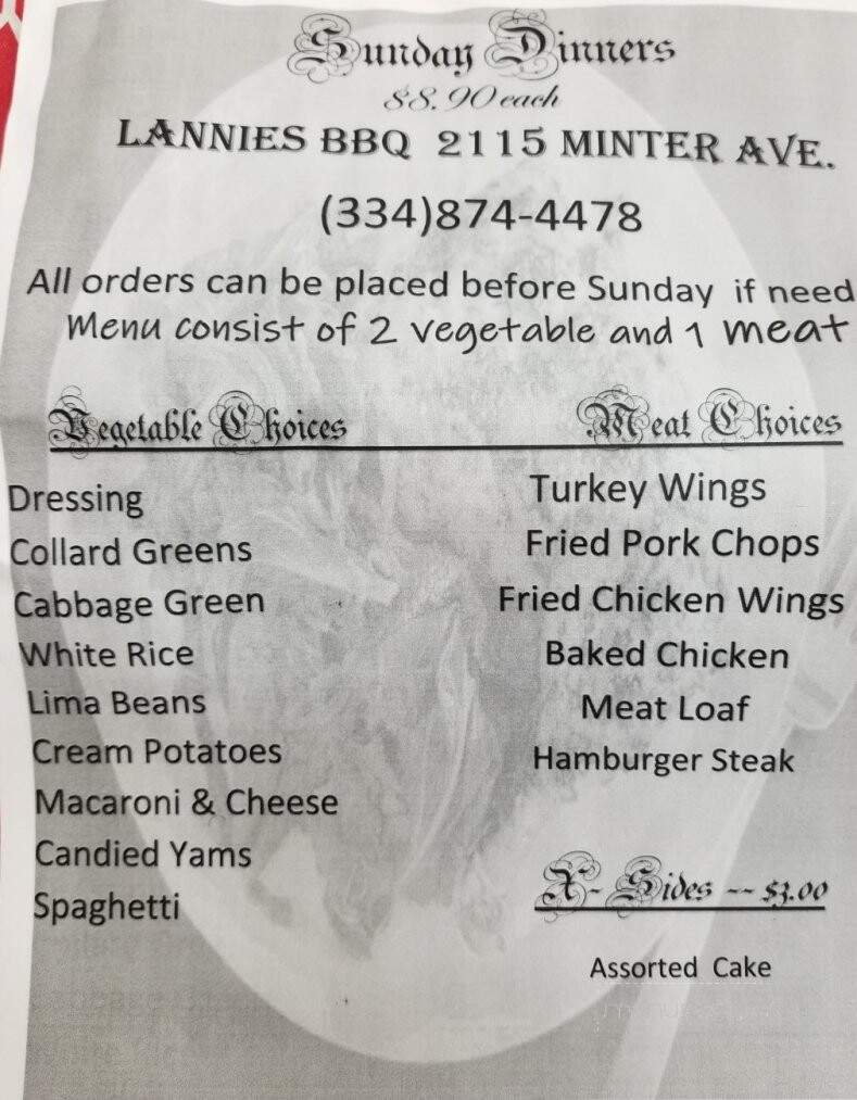 Lannie's Bar-B-Q Spot - Selma, AL