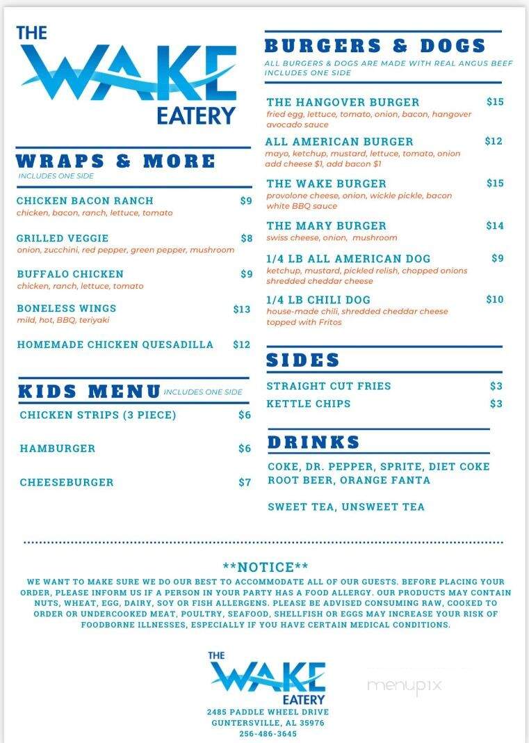 The Wake Eatery - Guntersville, AL