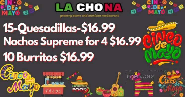 La Chona Mexican Restaurant - Geraldine, AL