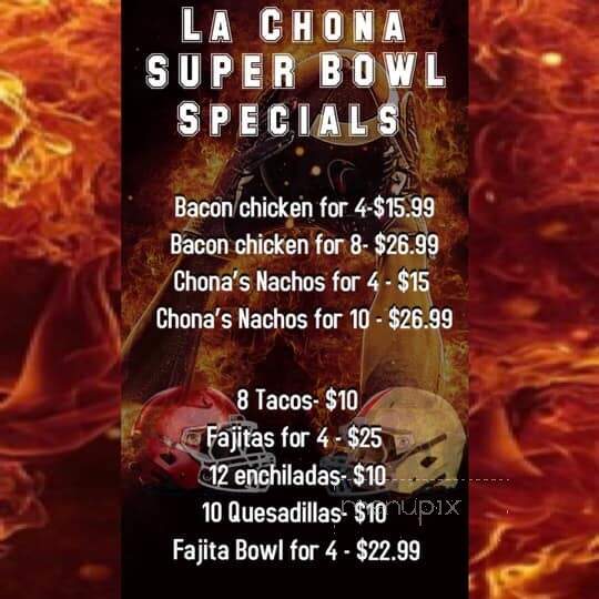 La Chona Mexican Restaurant - Geraldine, AL