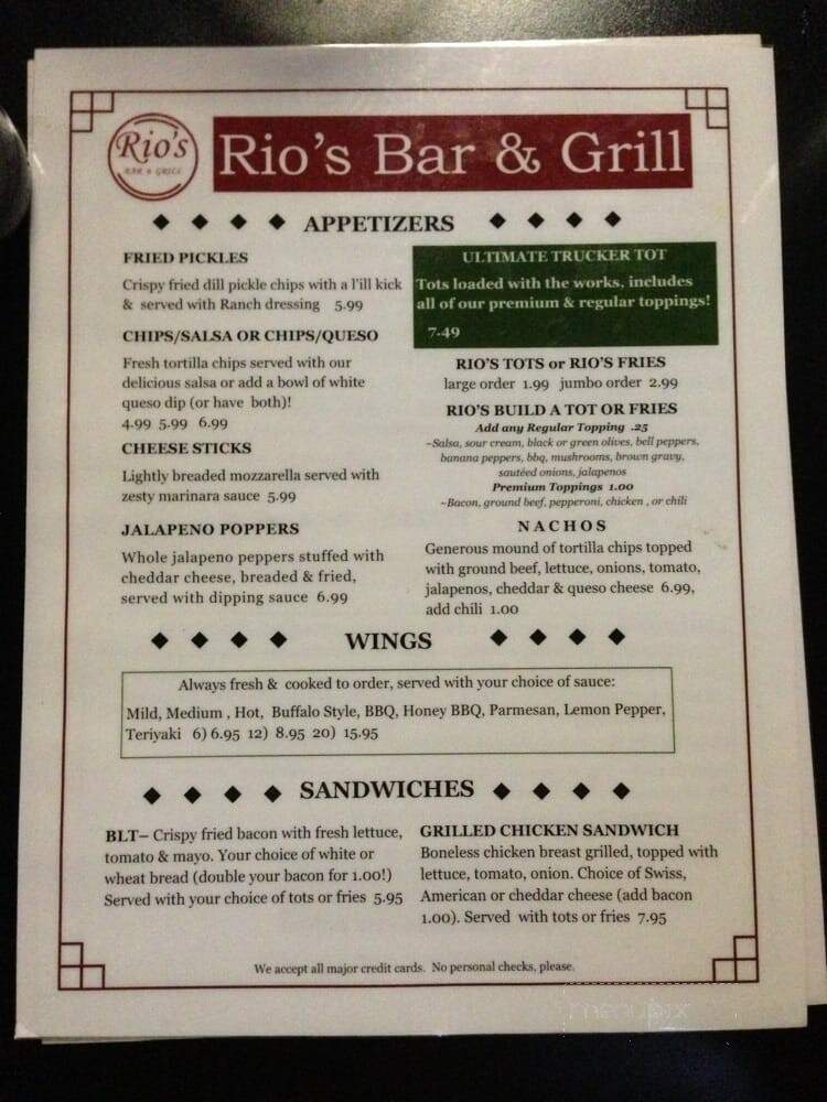 Rio's Bar & Grill - Helena, AL