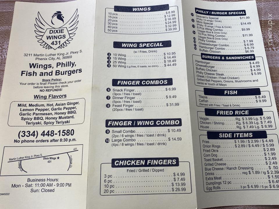 Dixie Wings - Phenix City, AL