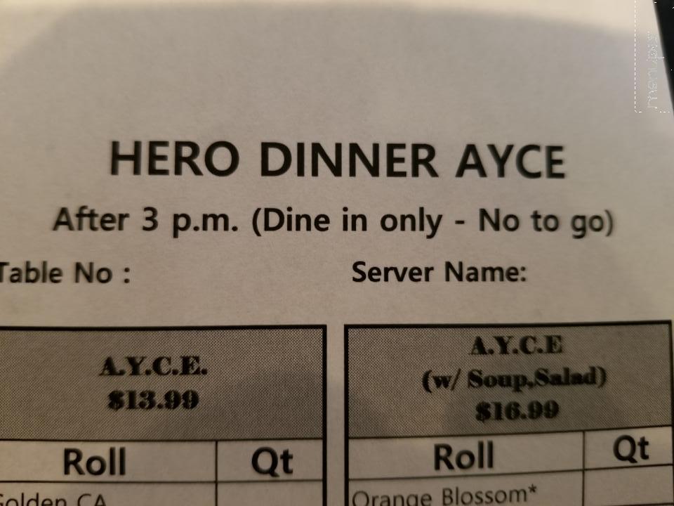 Sushi Hero - Auburn, AL