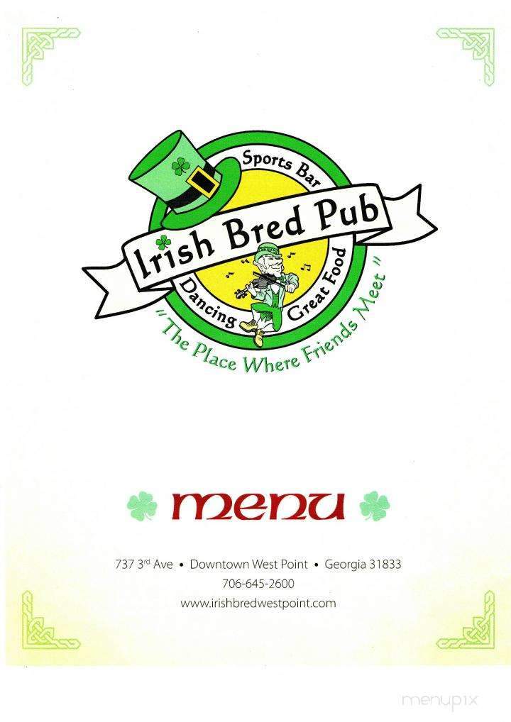 Irish Bred Pub - West Point, GA